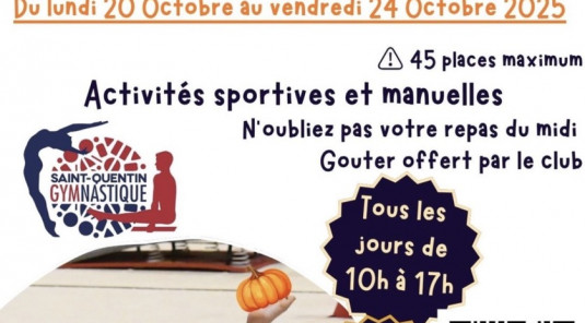 🤸‍♀ Récréagym – Vacances d’Octobre 🎃